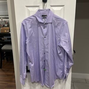 Calvin Klein 16 1/2 34/35 Purple Dress Shirt